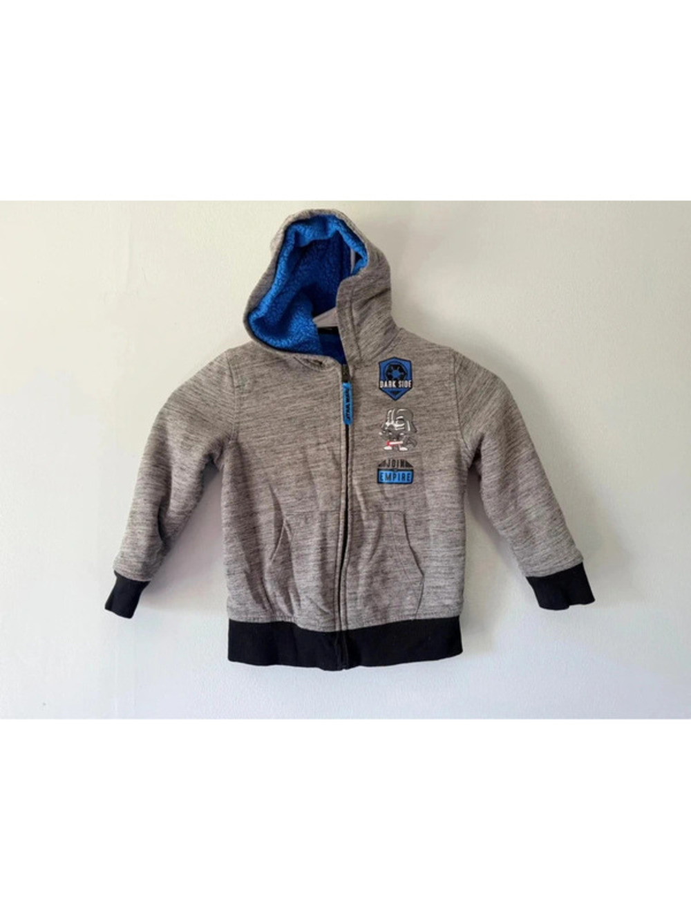 Star Wars Boys Sherpa Lined Zip Hoodie 4T